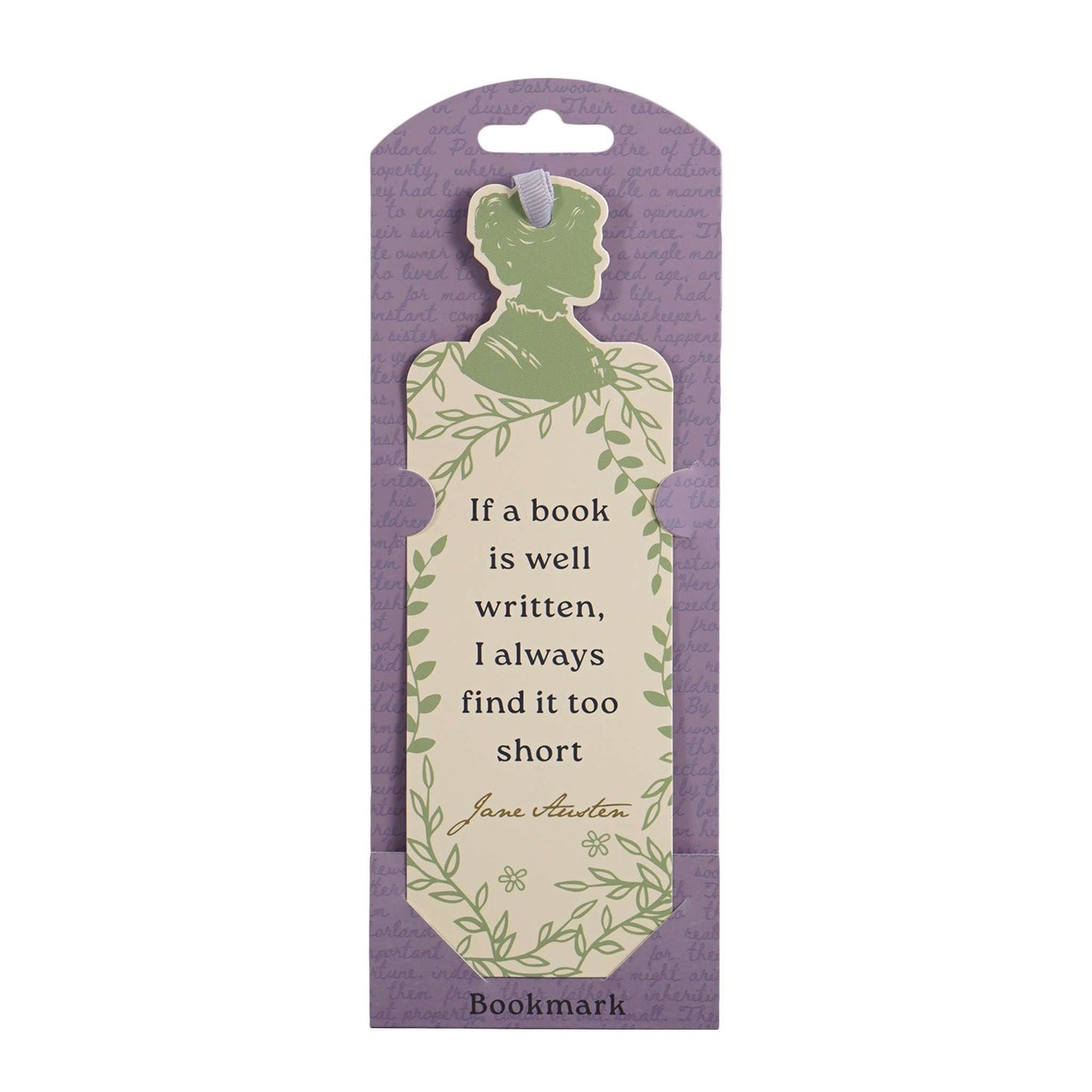 Die-cut paper bookmark (Silhouette)