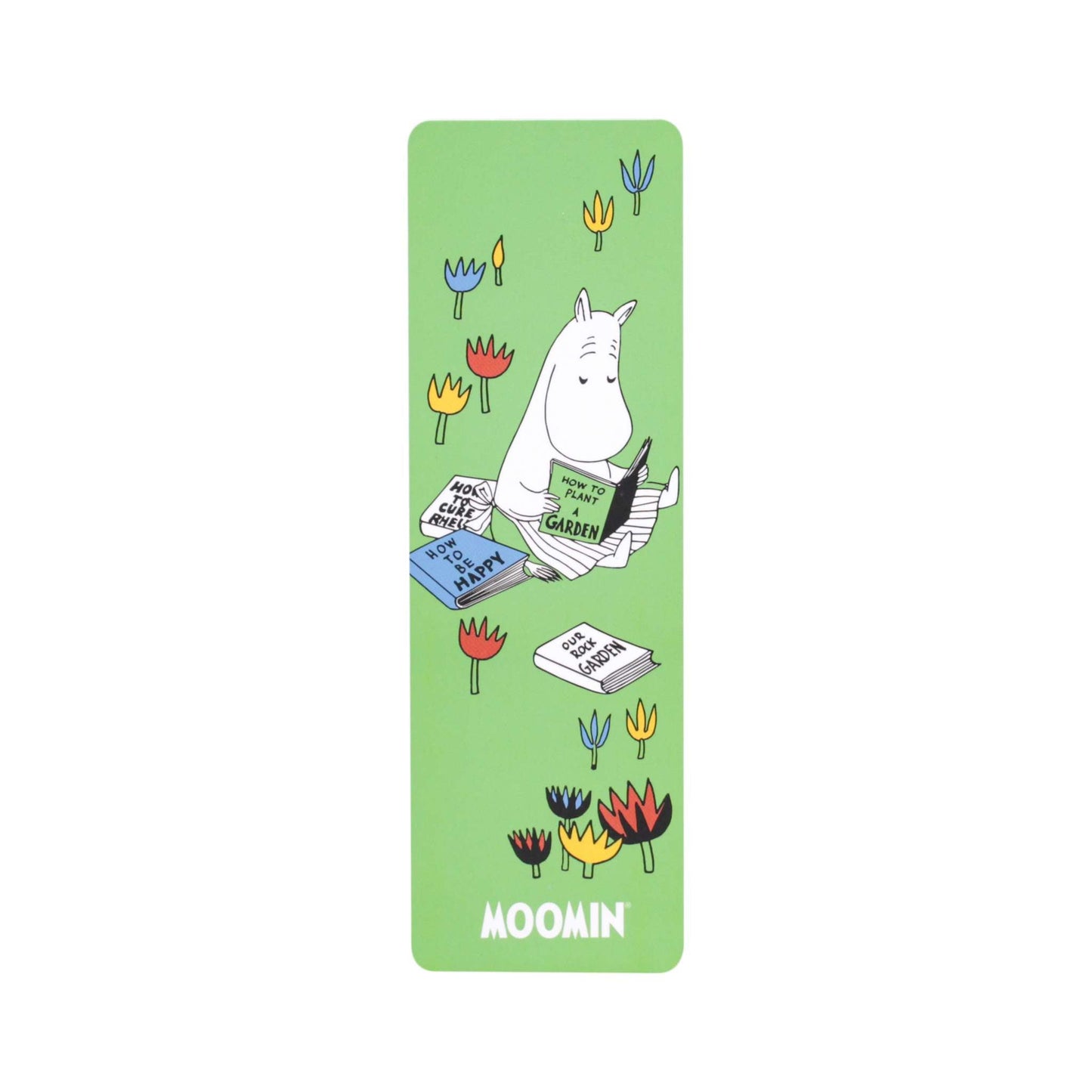 Moomin Gardening Picnic Reading Paper Bookmark