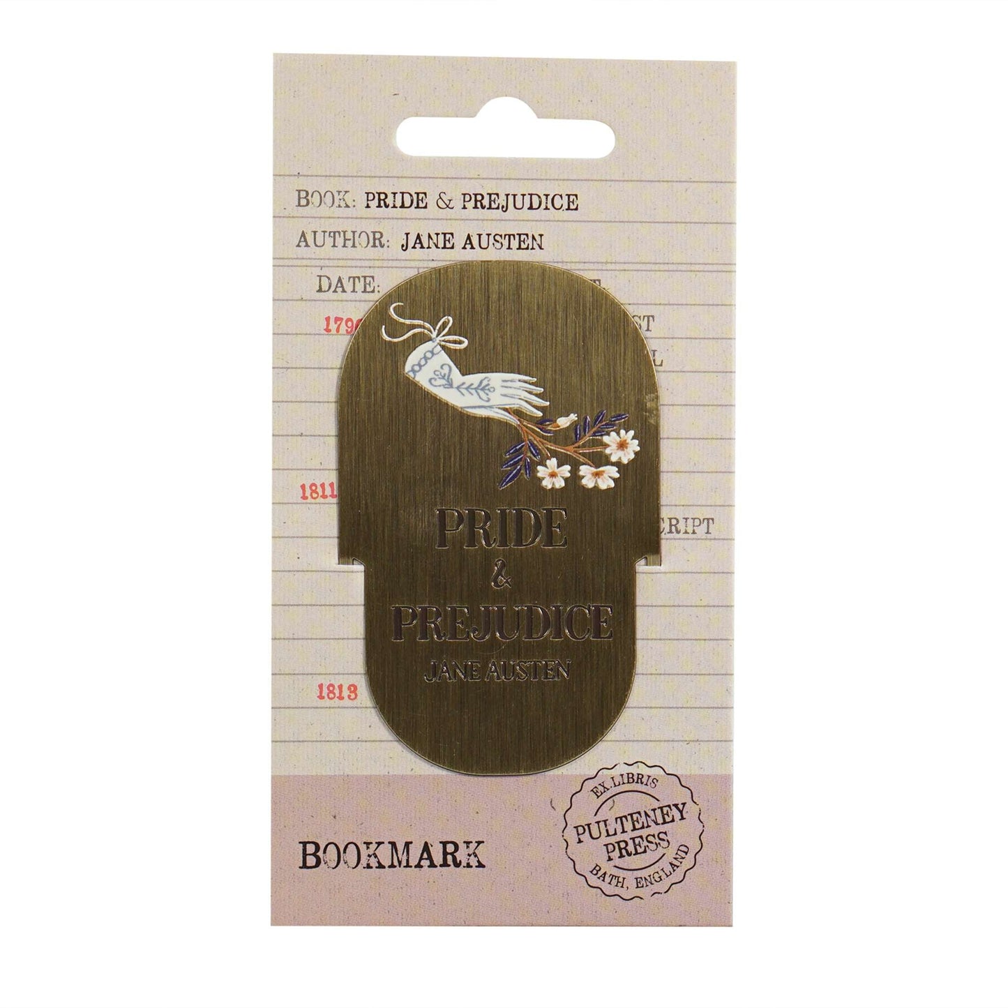 Pulteney Press Pride & Prejudice Metal Bookmark