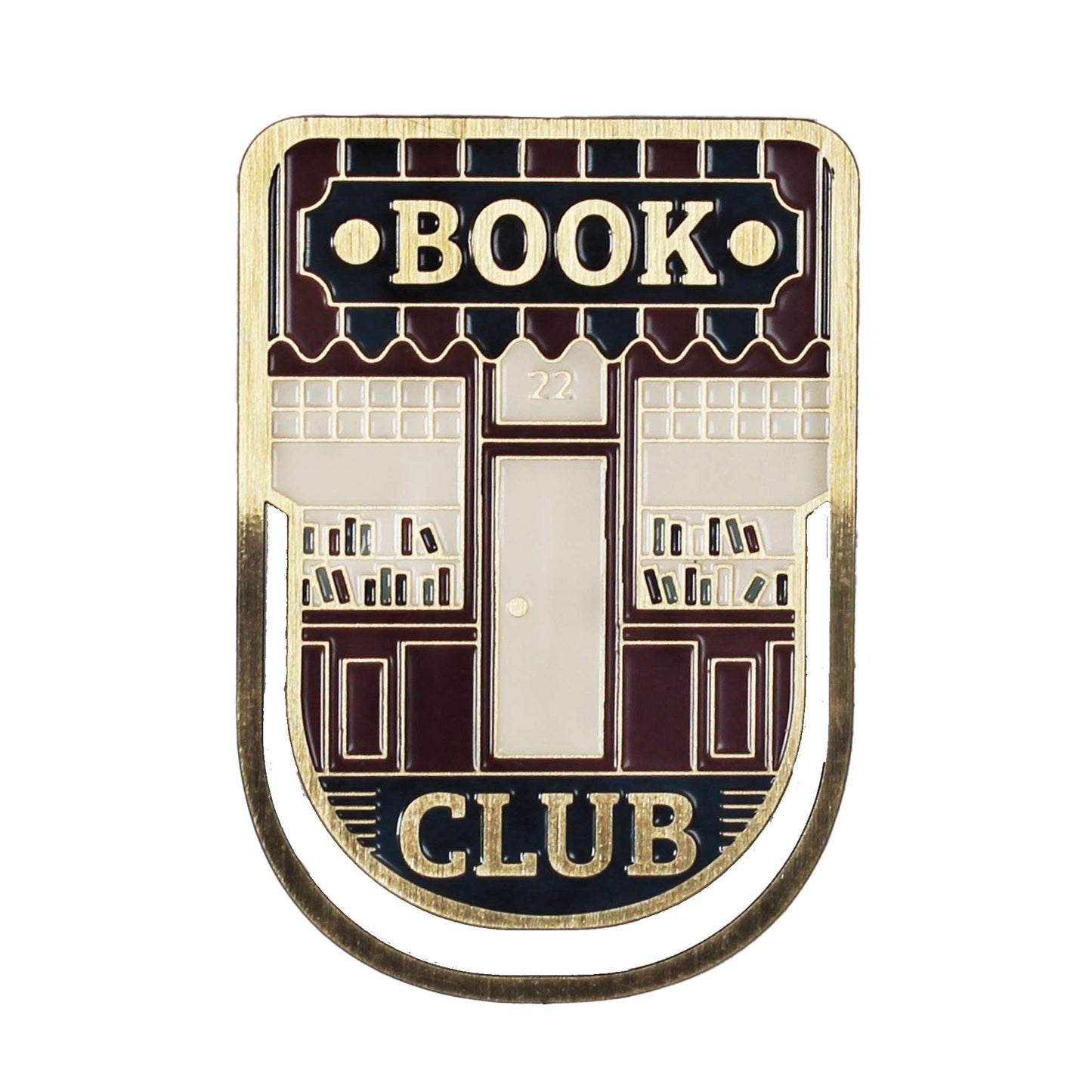 Pulteney Press Book Club Metal Bookmark