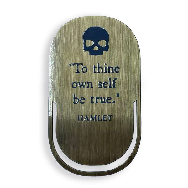 Marque-page en métal Shakespeare - Hamlet