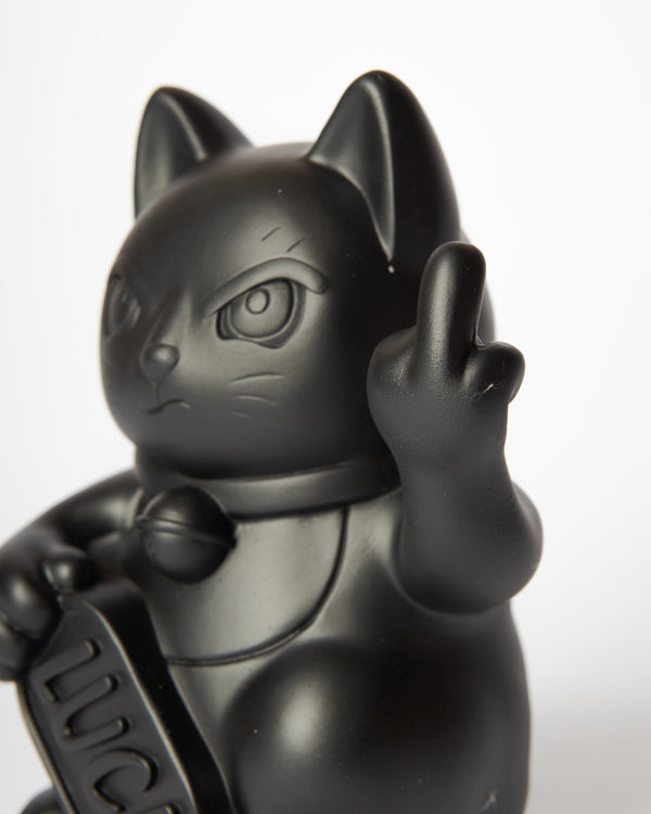 Chat Chanceux « Fuck » Noir