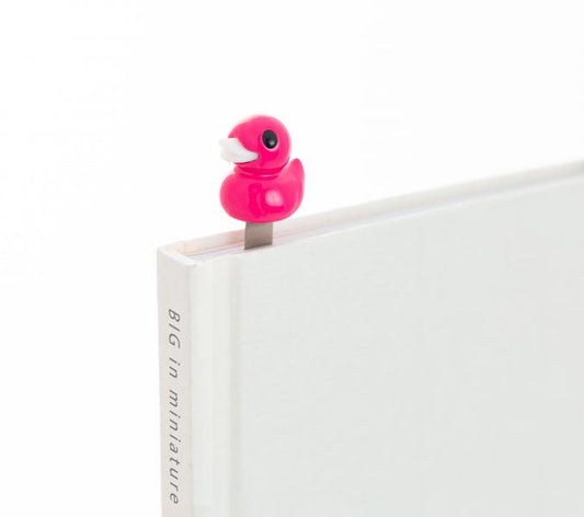 Fuchsia Pink Duck Bookmark