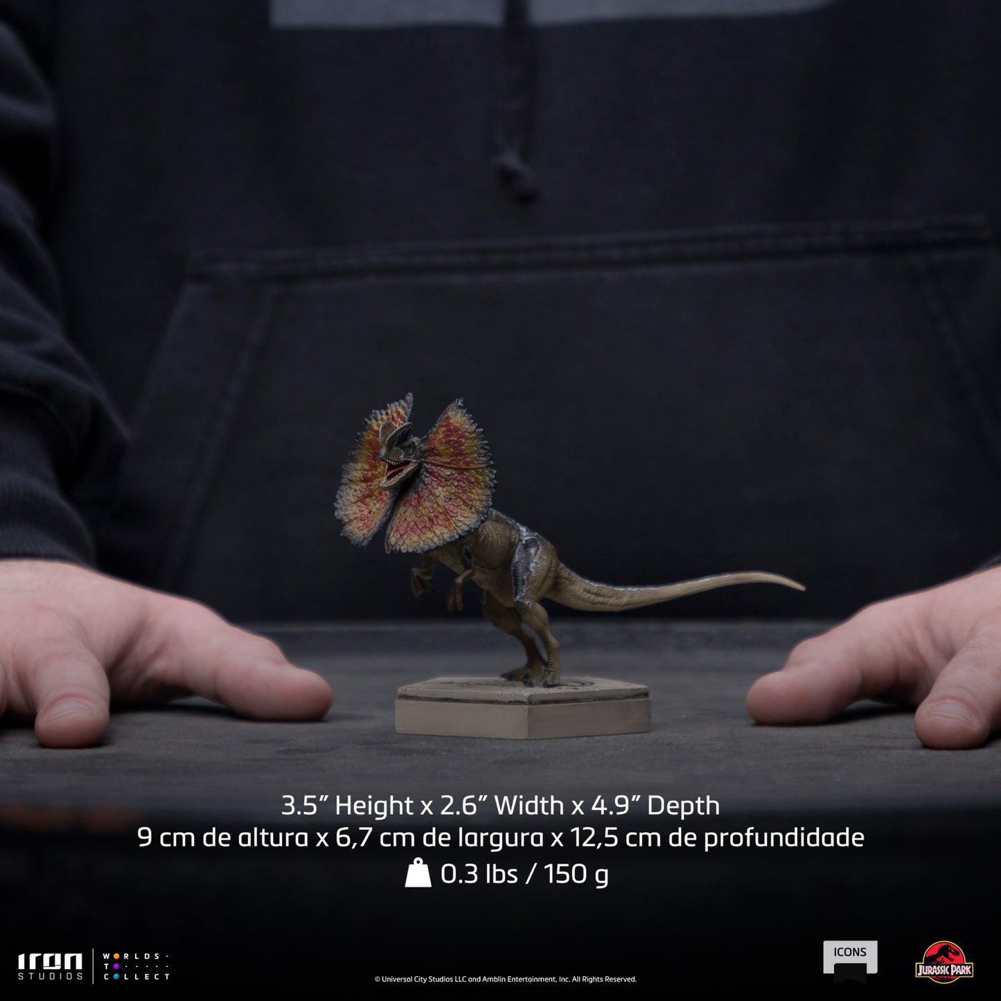 Statue Dilophosaurus - Jurassic Park - Icons - Jurassic World