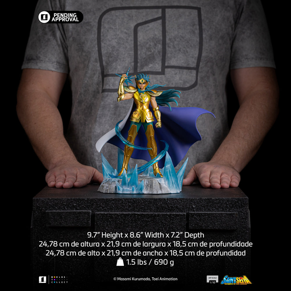 Pre-Order - Aquarius Camus Statue - Saint Seiya - Art Scale 1/10 - Iron Studios