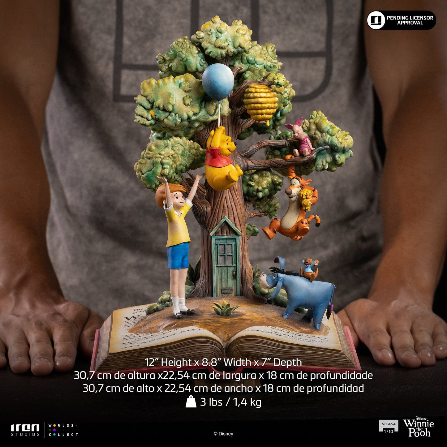 Pre-Order - Winnie the Pooh and Friends Statue (100th Anniversary) - Disney Classics - Deluxe Art Scale 1/10 - Iron Studios