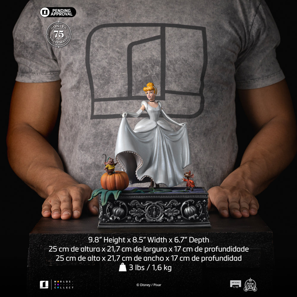 Pre-Order - Cinderella (75th Anniversary Version) Statue - Disney Classics - Art Scale 1/10 - Iron Studios
