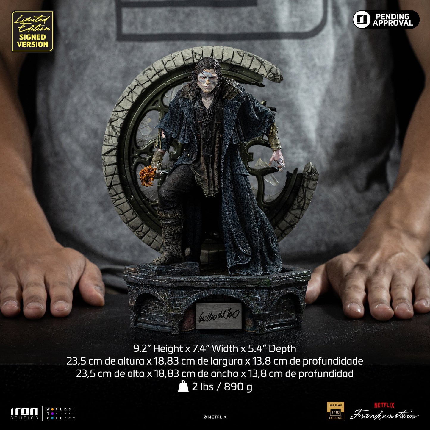Statue Frankenstein's Monster - Guillermo Del Toro's Frankenstein (Signed ver.) - Deluxe Art Scale 1/10
