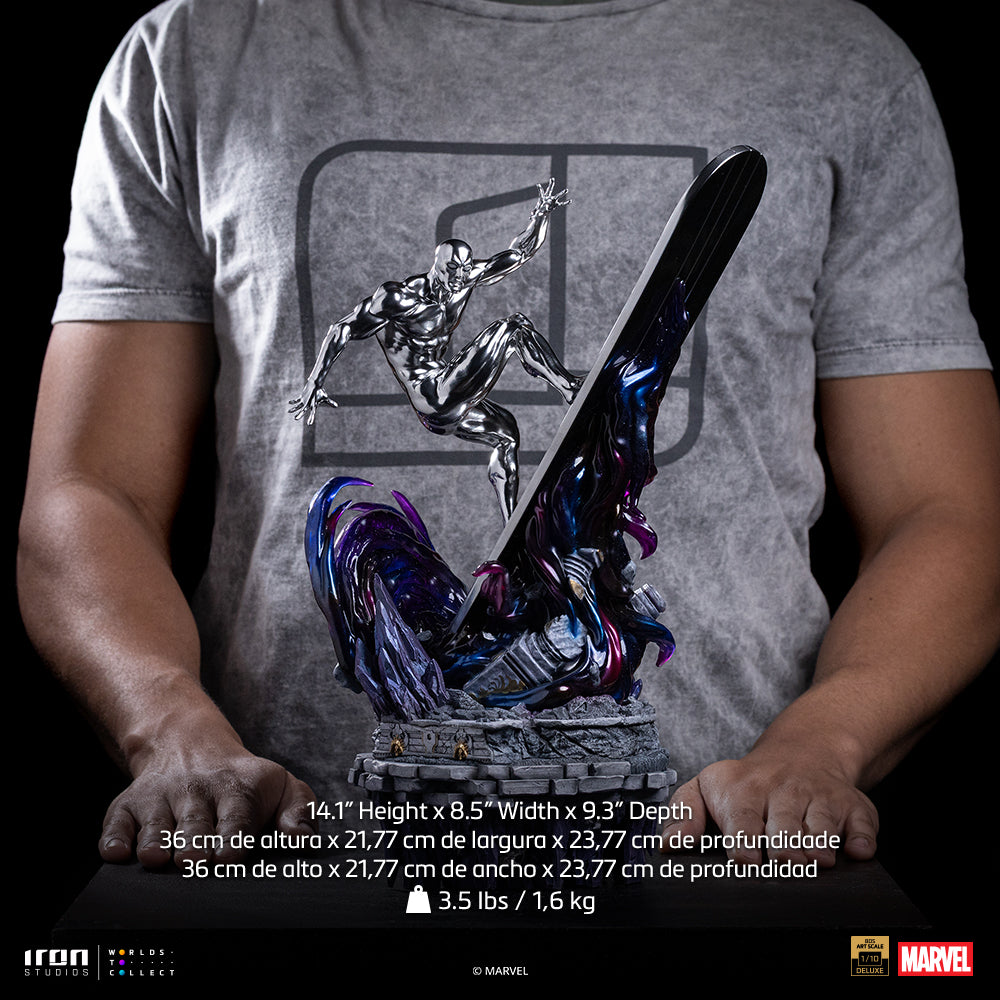 Pre-Order - Silver Surfer Deluxe Statue - Infinity Gauntlet Diorama - BDS Art Scale 1/10 - Iron Studios