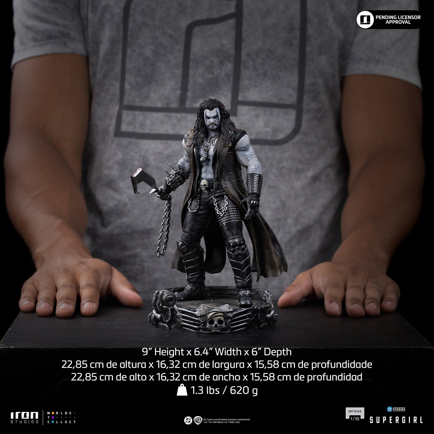 Pre-Order - Lobo Statue - Supergirl Movie - Art Scale 1/10 - Iron Studios