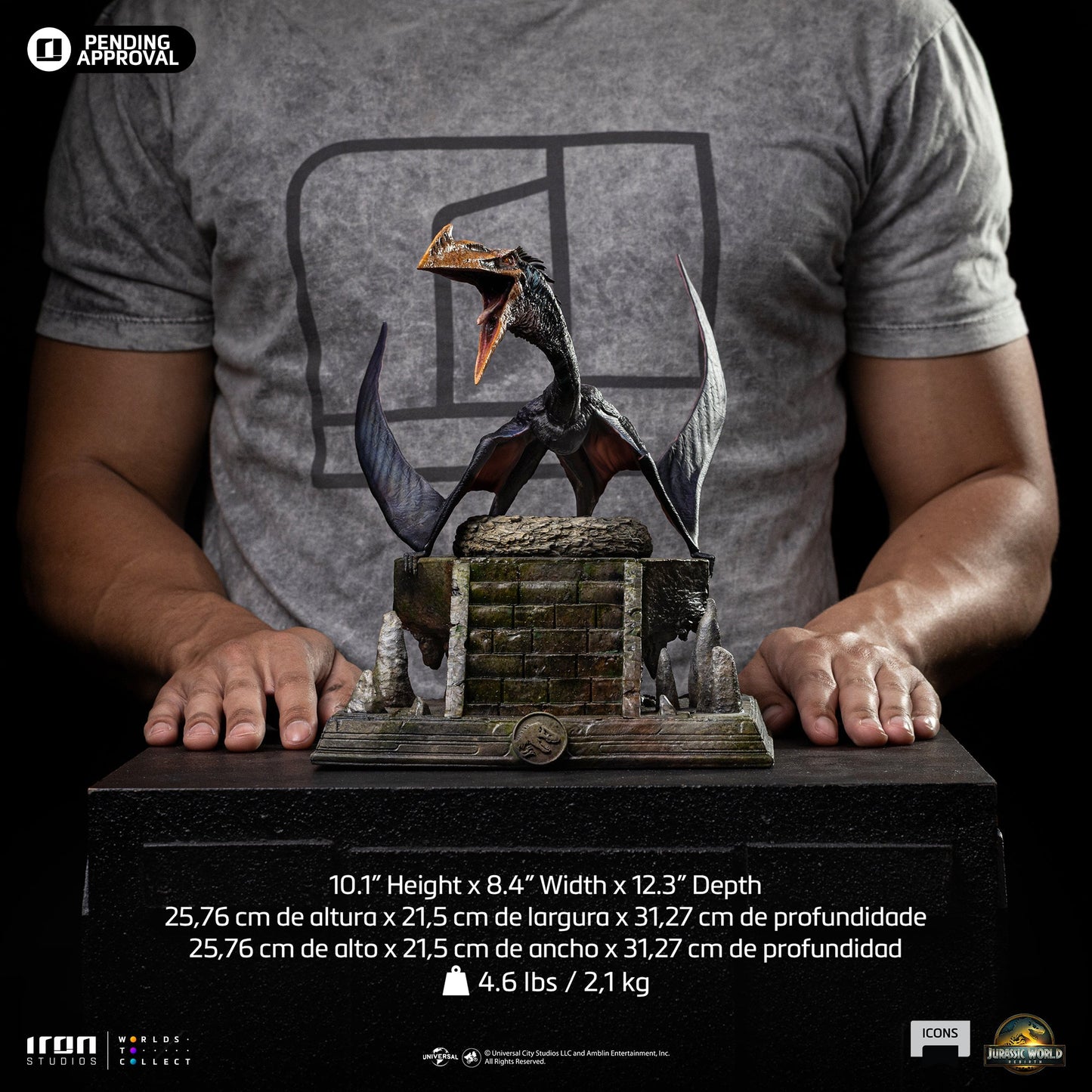 Pre-Order - Quetzalcoatlus Statue - Jurassic World: Rebirth - Icons - Iron Studios