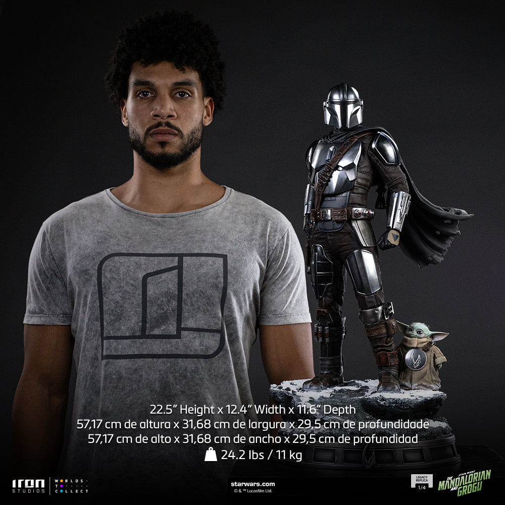 Pre-Order - The Mandalorian and Grogu Statue - The Mandalorian Movie - Legacy Replica 1/4