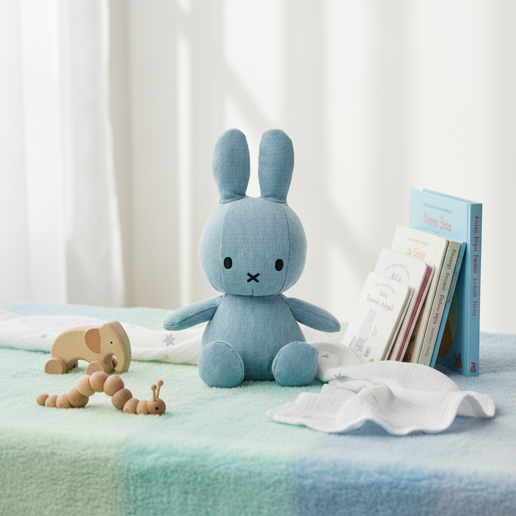 Peluche Miffy Denim Clair