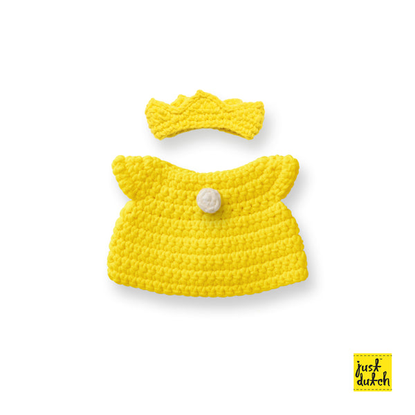 Gelbes Königinnen-Outfit