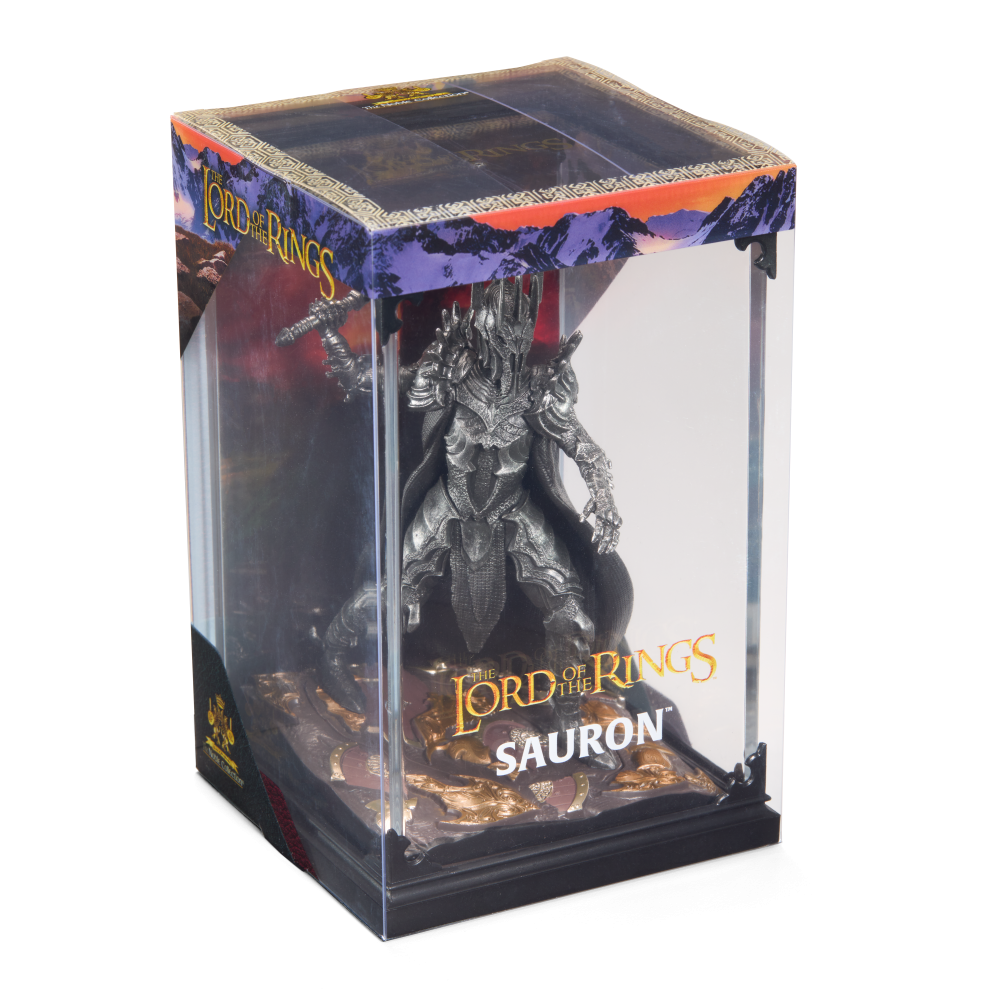 diorama sauron le seigneur des anneaux figurine de collection noble collection