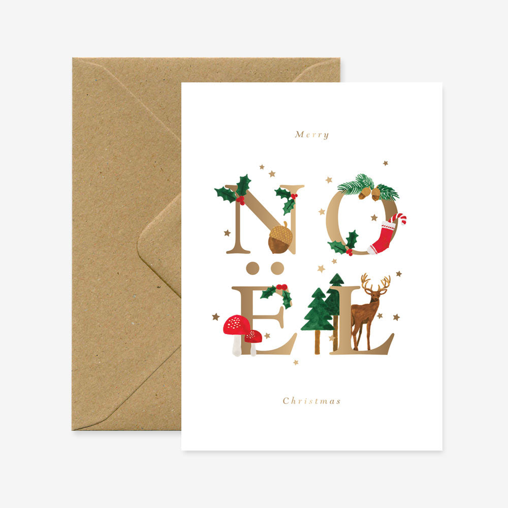 CHRISTMAS Letters - Greeting card