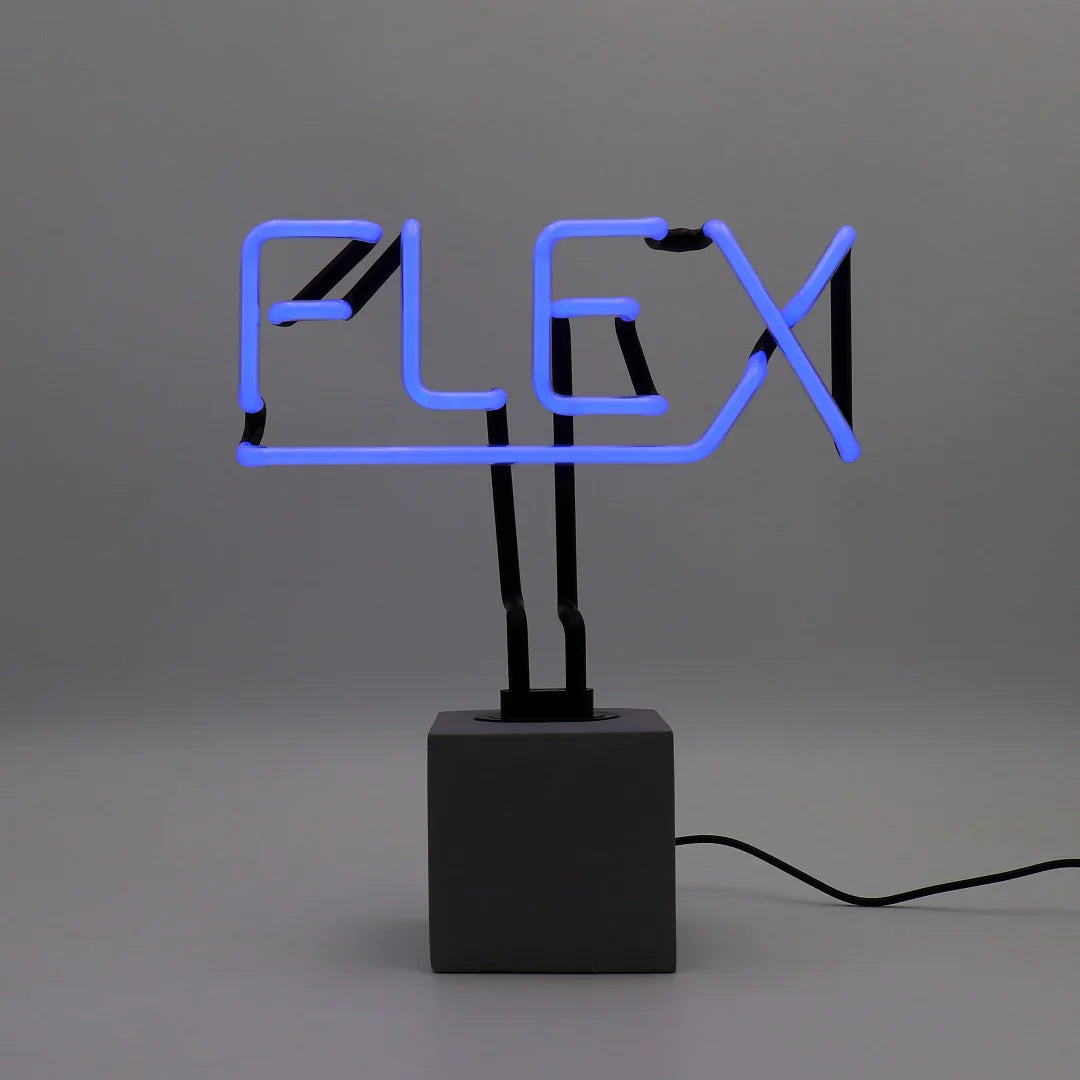 Neon Flex Blue Lamp