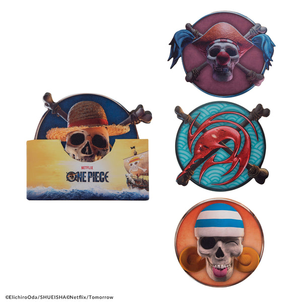 Set of 4 One Piece Characters Coasters Series 1