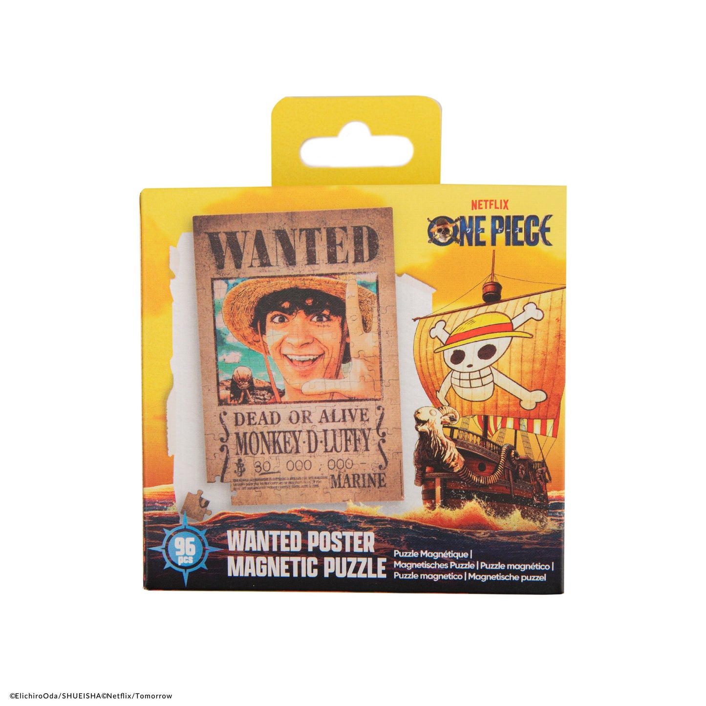 Luffy Wanted Magnetic Puzzle