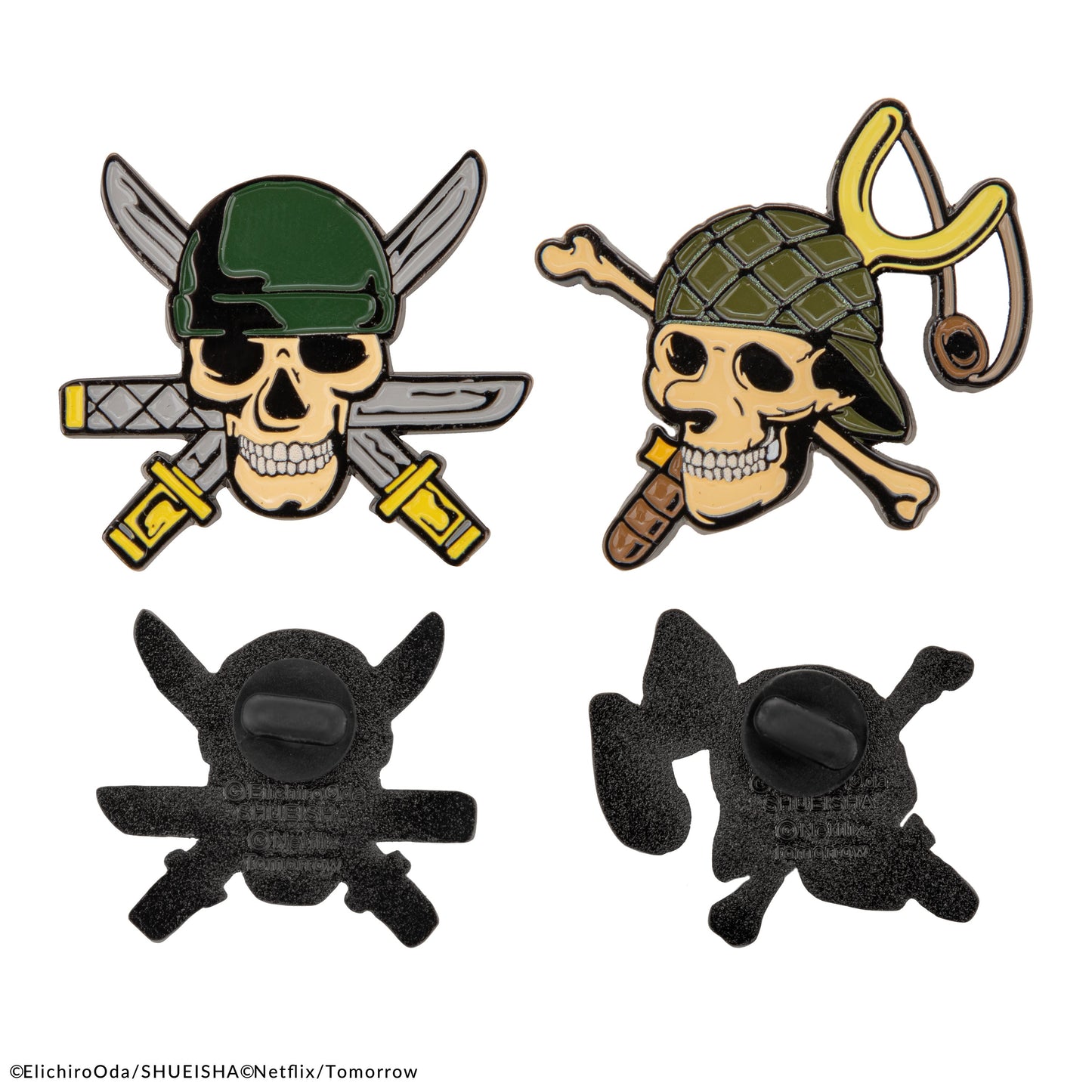 Set of 2 Pins Zoro & Usopp