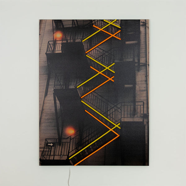 New York Staircase - Mural (LED Neon)