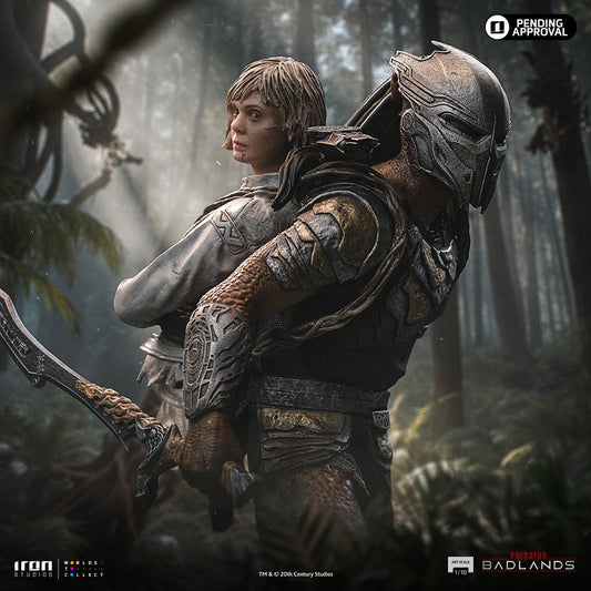 Pre-Order - Predator Dek & Thia Statue - Predator: Badlands - Art Scale 1/10 - Iron Studios