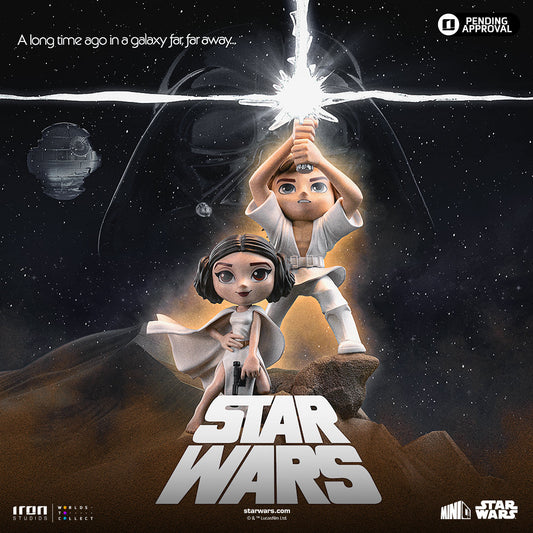 Pre-Order - Luke and Leia Statue - Star Wars - MiniCo - Iron Studios