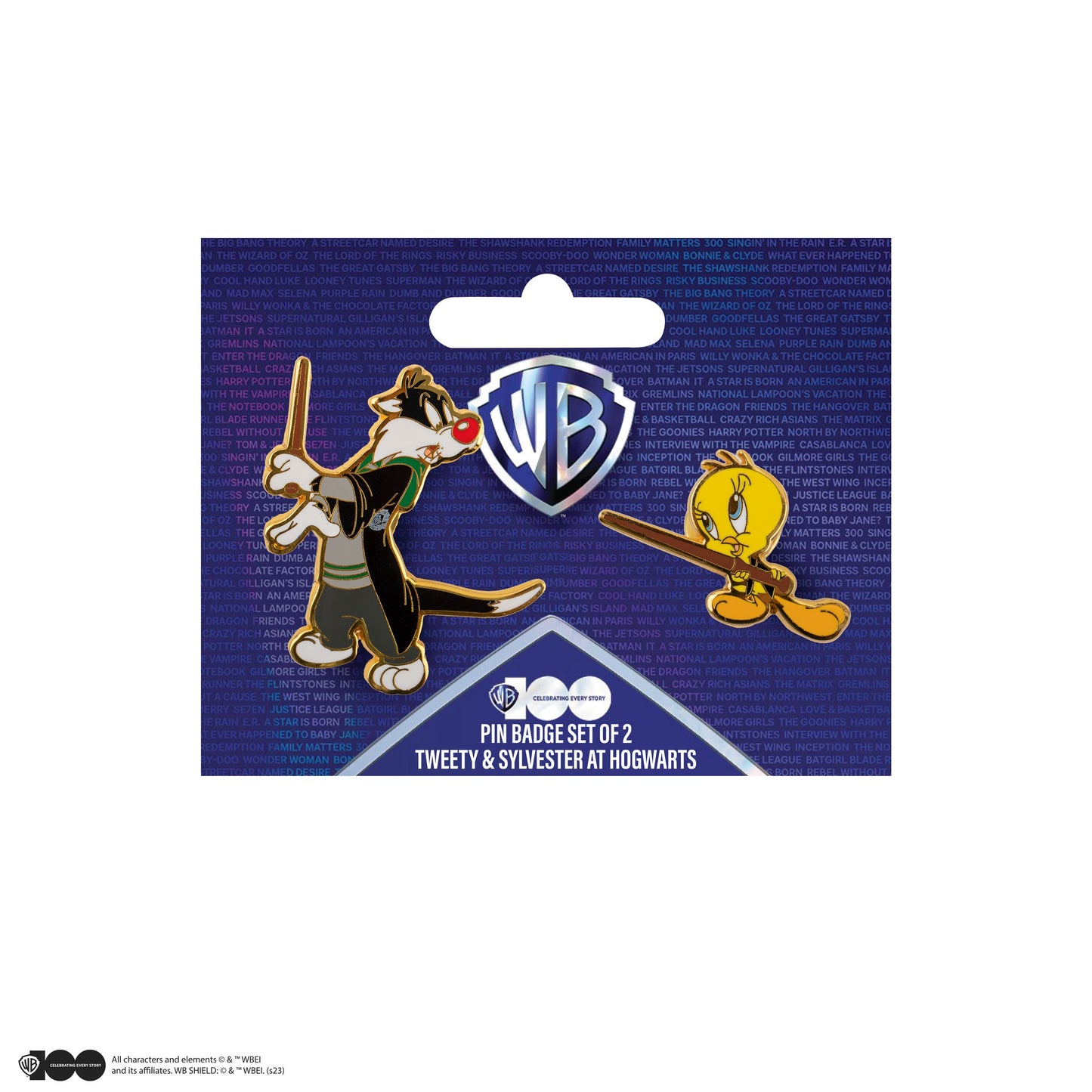 *Set de 2 Pin's Titi & Grosminet à Poudlard
