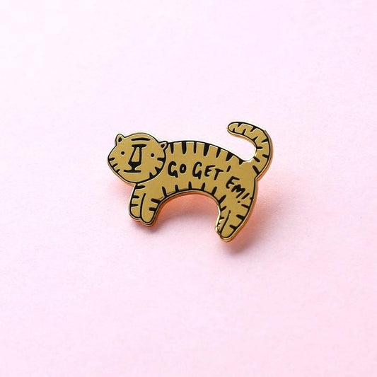"Go Get 'Em" Tiger Pin