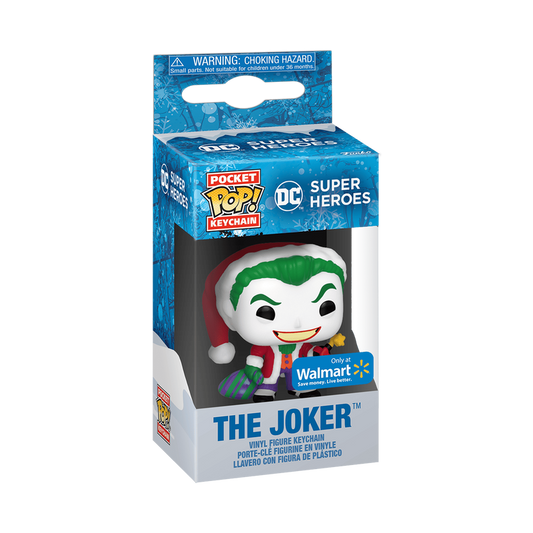 pop keychain le joker en pere noel