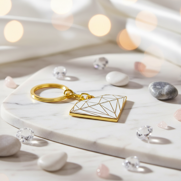 Diamond keyring