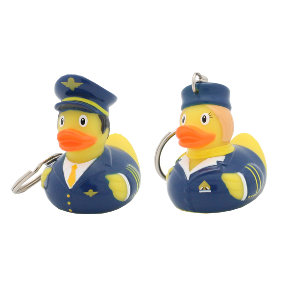 porte-cles-canard-pilote-et-hotesse-lilalu