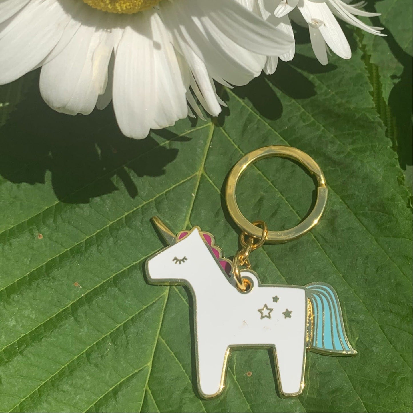 Unicorn keychain