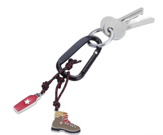 Trek carabiner key ring