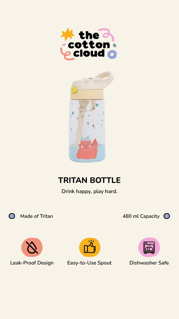 Trinkflasche aus Tritan Veggie Pals