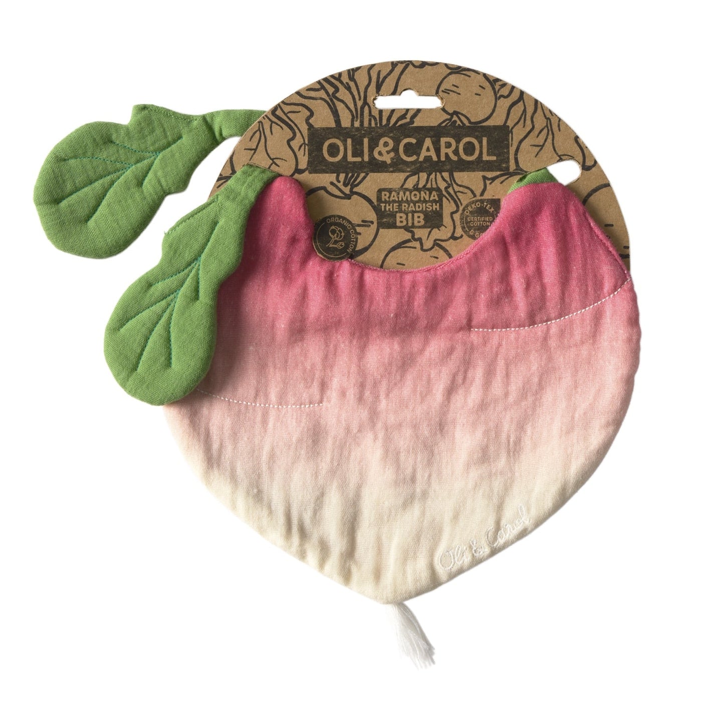 Ramona the Radish Bib