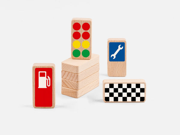 Waytoplay Roadblocks Race Signs - panneaux de course