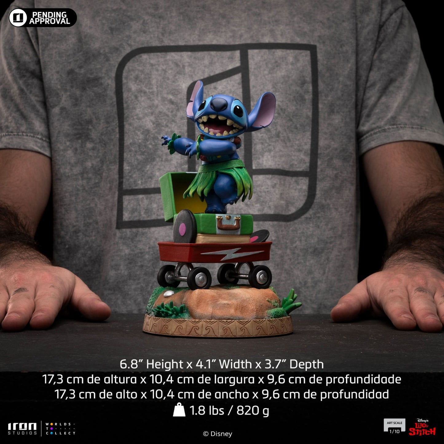 Statue Stitch Hula - Disney Classics - Art Scale 1/10