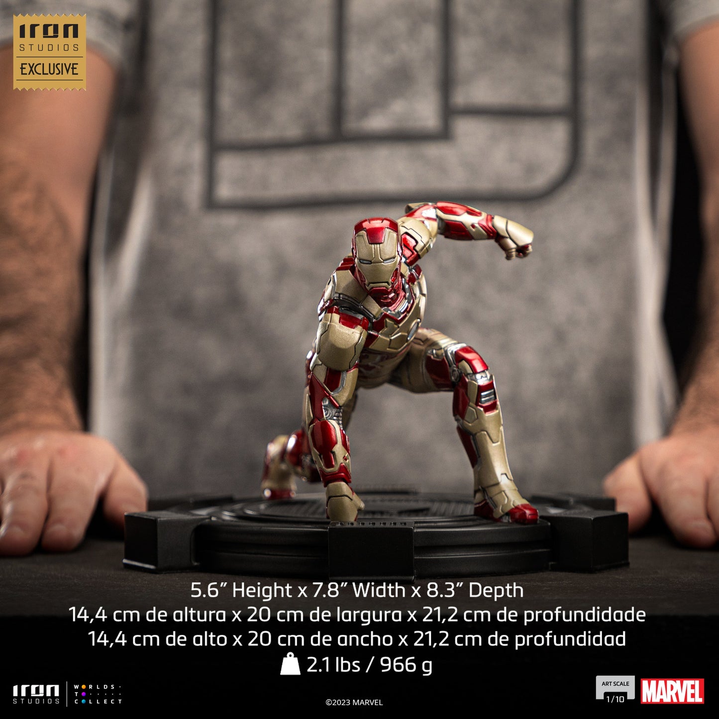 Iron Man Mark XLII Statue (2023 Event Exclusive) - The Infinity Saga - Art Scale 1/10 - Iron Studios