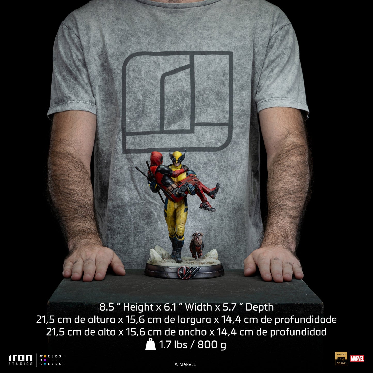 Deadpool and Wolverine Statue - Deadpool & Wolverine - Art Scale 1/10 - Iron Studios