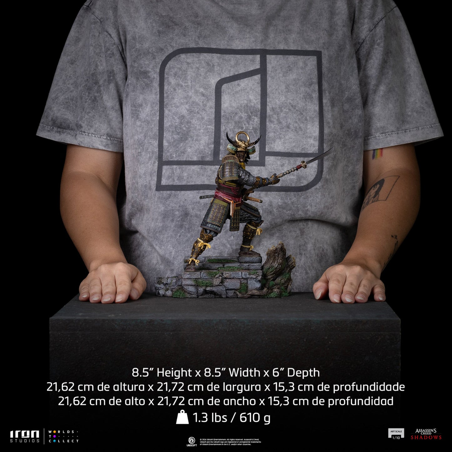 Yasuke Statue - Assassin's Creed Shadows - Art Scale 1/10 - Iron Studios