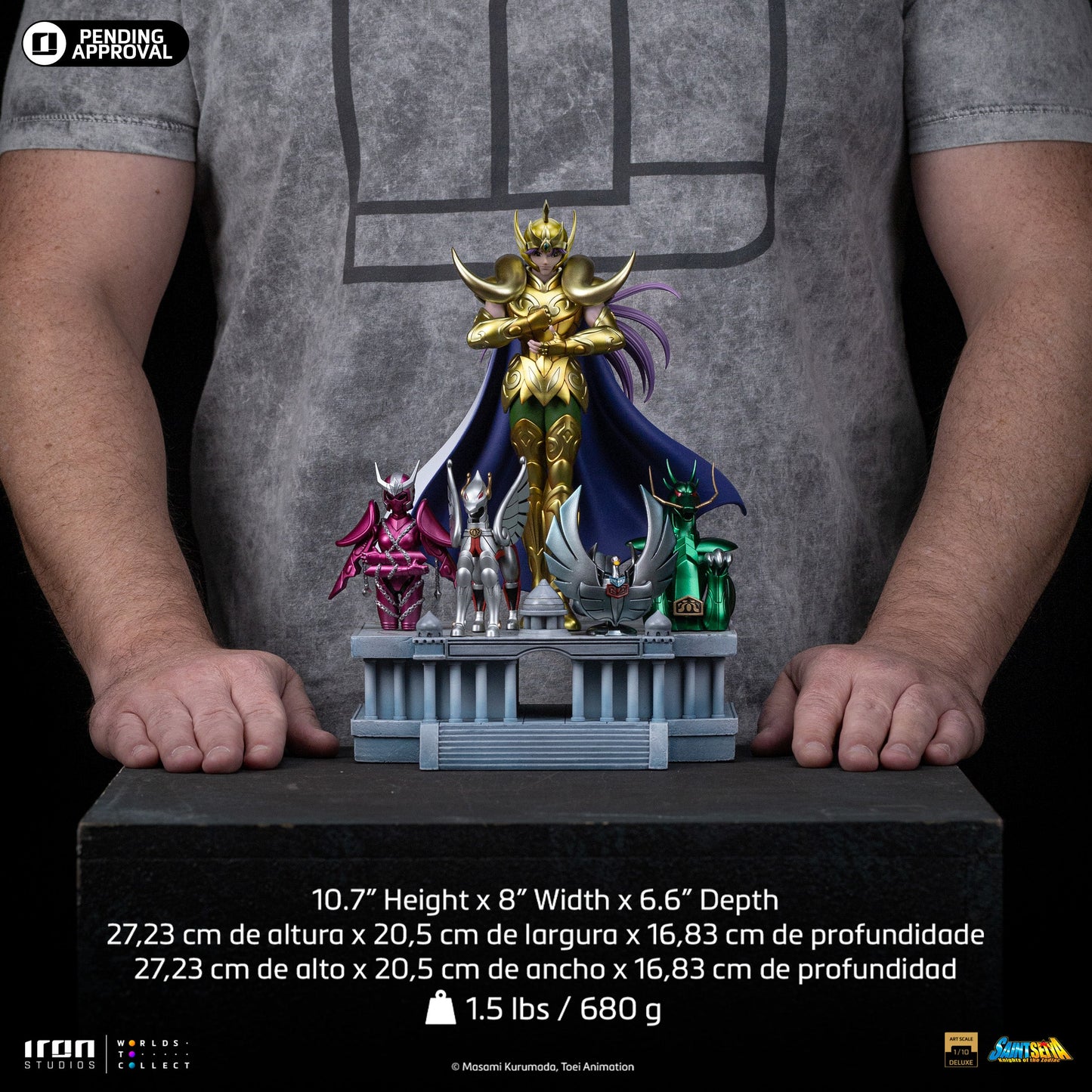 Aries Mu Statue - Saint Seiya - Deluxe Art Scale 1/10 - Iron Studios