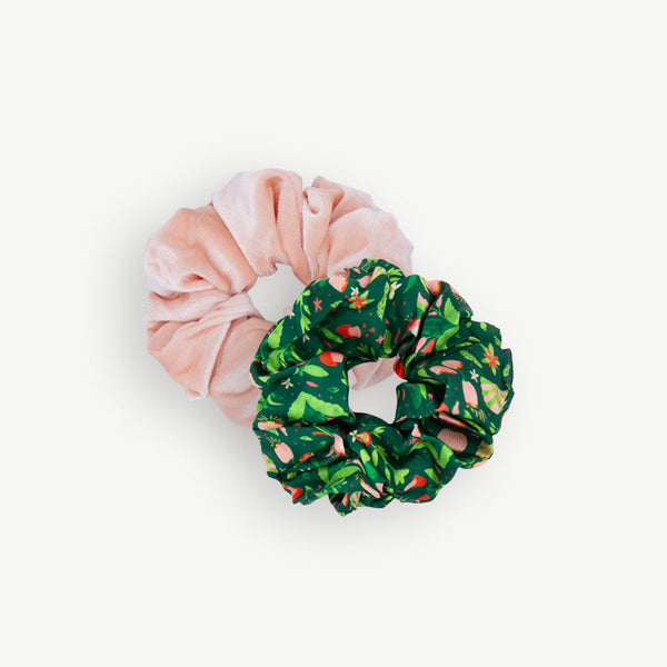 Green Jungle - Scrunchie Duo