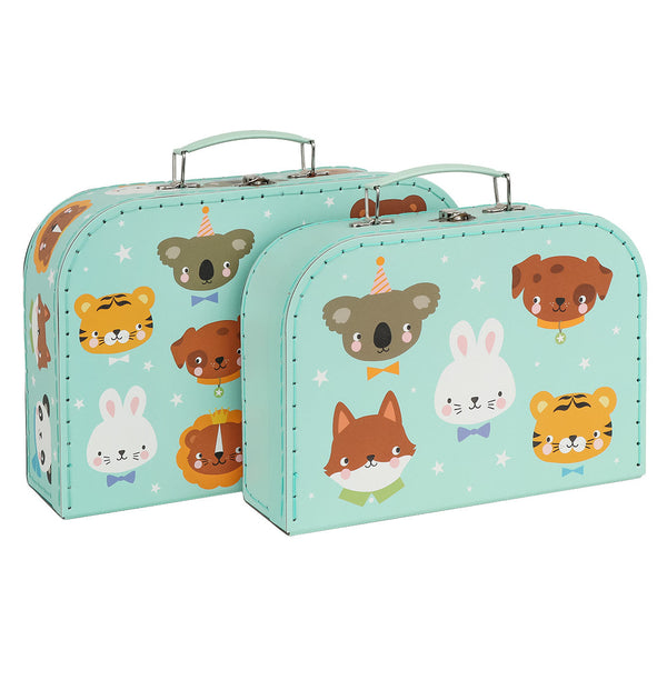 Set de 2 valises enfant - Amis des animaux – A Little Lovely Company