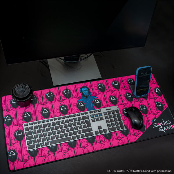 The Masked Agent and the Guards Desk Mat