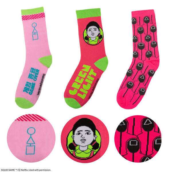 Squid Game 3-Pack of Socks