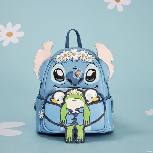 Lilo & Stitch Mini Backpack - Stitch Springtime Daisy