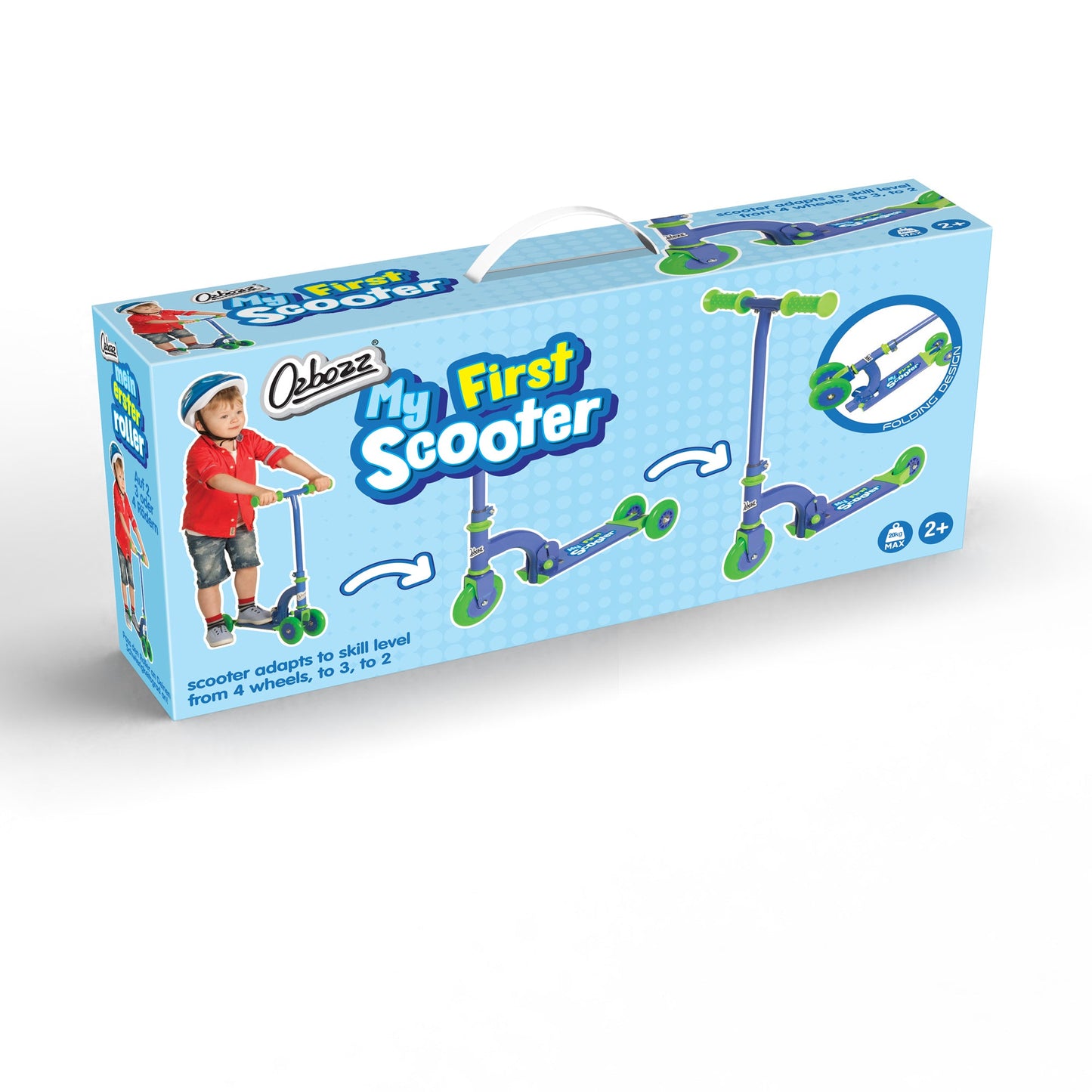 MON PREMIER SCOOTER BLEU