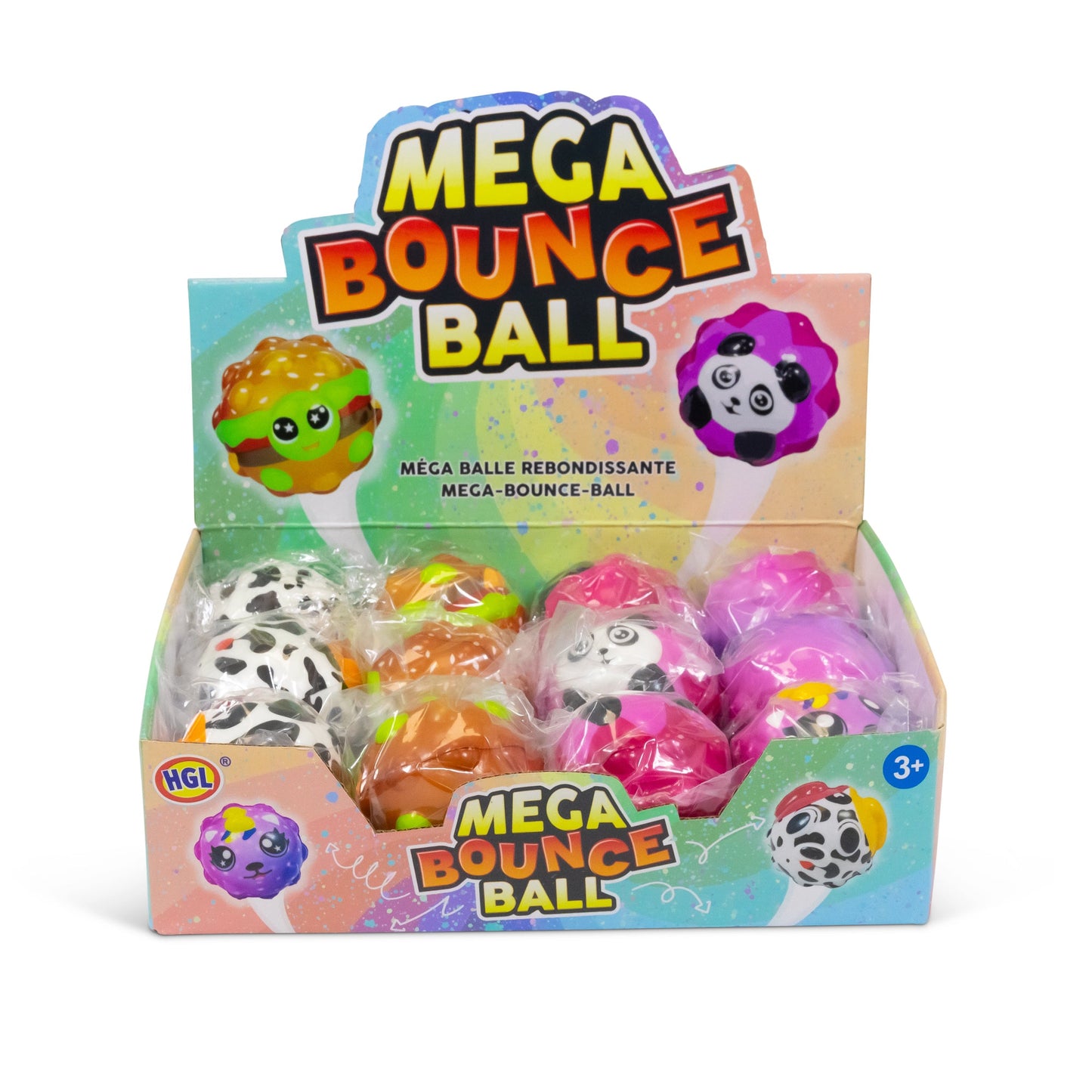 ANIMAL MEGA BOUNCY BALLS