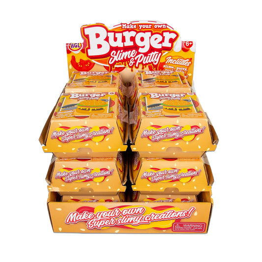 MAKE YOUR OWN BURGER SLIME AND PUTTY